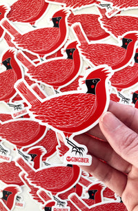 Cardinal Sticker