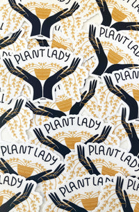 Plant Lady Sticker