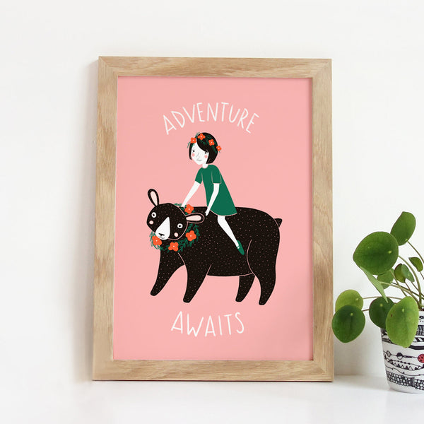 PREORDER Adventure Awaits Print (ships 2/14/25)