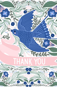 Barn Swallow Thank You Card
