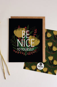 Be Nice Card