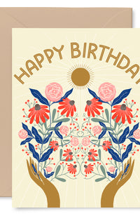 Birthday Flowers Card