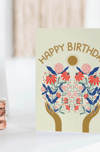 Birthday Flowers Card