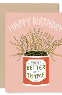 Birthday Thyme Card