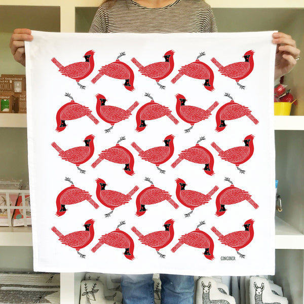 Cardinal Tea Towel