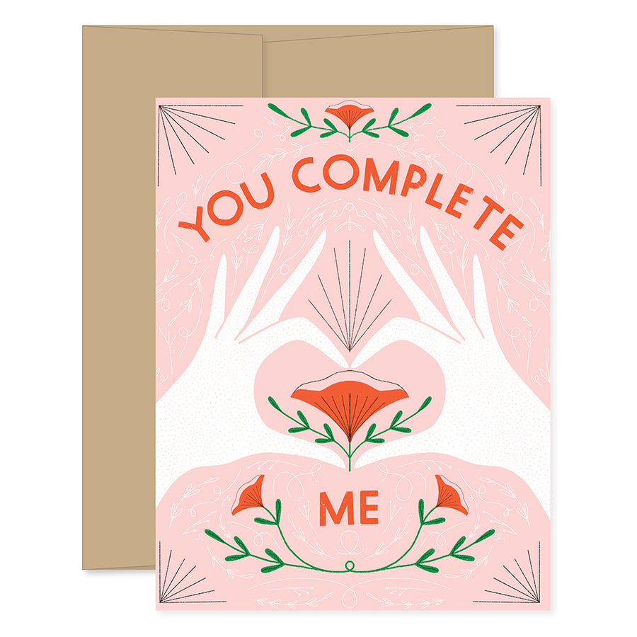 You Complete Me Card