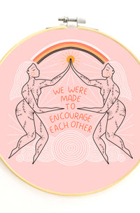 Encourage Each Other Embroidery Kit