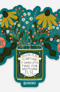Flower Tin Sticker