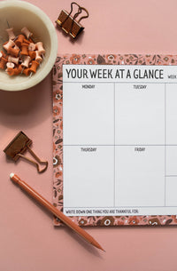 Calico Weekly Planner Notepad