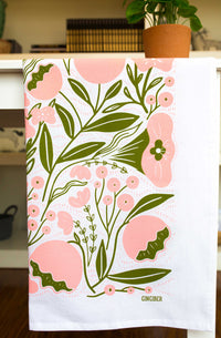 Flowers Tea Towel