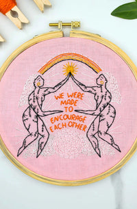 Encourage Each Other Embroidery Kit