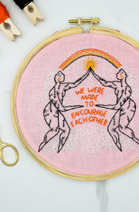 Encourage Each Other Embroidery Kit