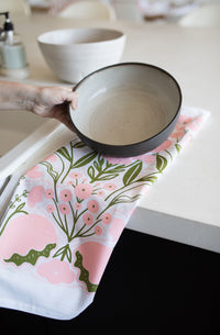 Flowers Tea Towel