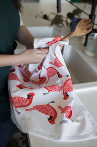 Cardinal Tea Towel