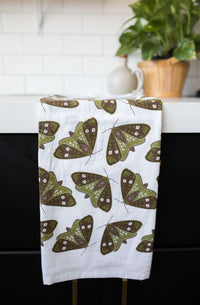 Moths Tea Towel