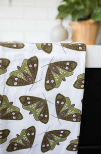 Moths Tea Towel