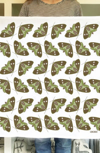 Moths Tea Towel