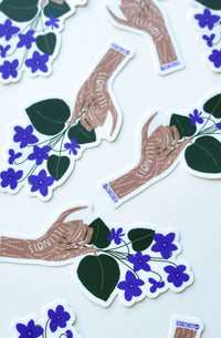 Illinois State Flower Sticker