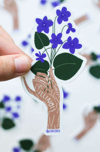 Illinois State Flower Sticker