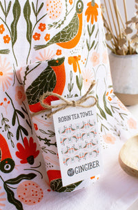 Robin Tea Towel