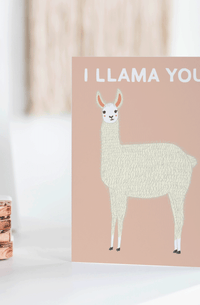 I Llama You Card