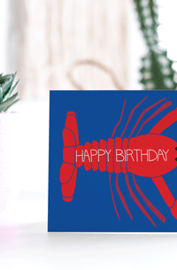 Lobster Birthday Card