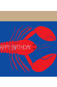 Lobster Birthday Card