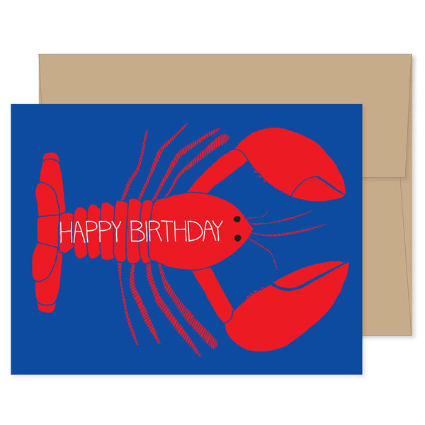 Lobster Birthday Card