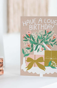 Lovely Flowers Birthday Card