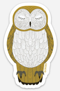 Nocturnal Owl Sticker