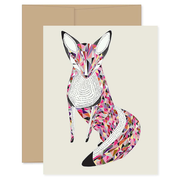 Quilted Fox Card