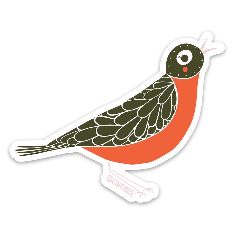 Robin Sticker