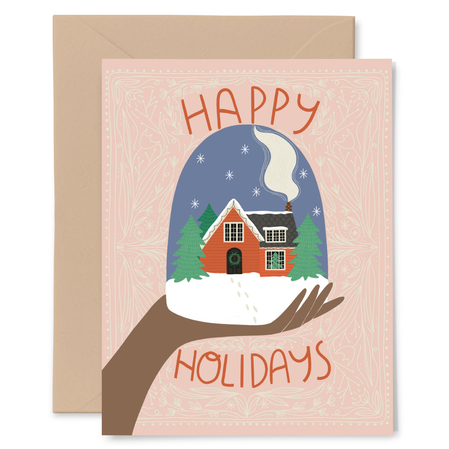 Snow Globe Holiday Card