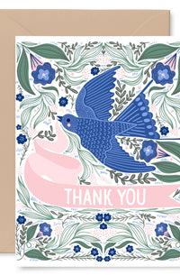 Barn Swallow Thank You Card