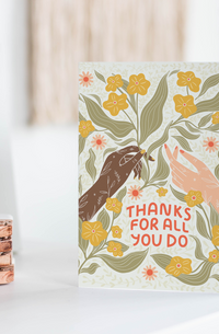 Thank You Hands Card