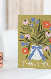 Thank You Vase Card