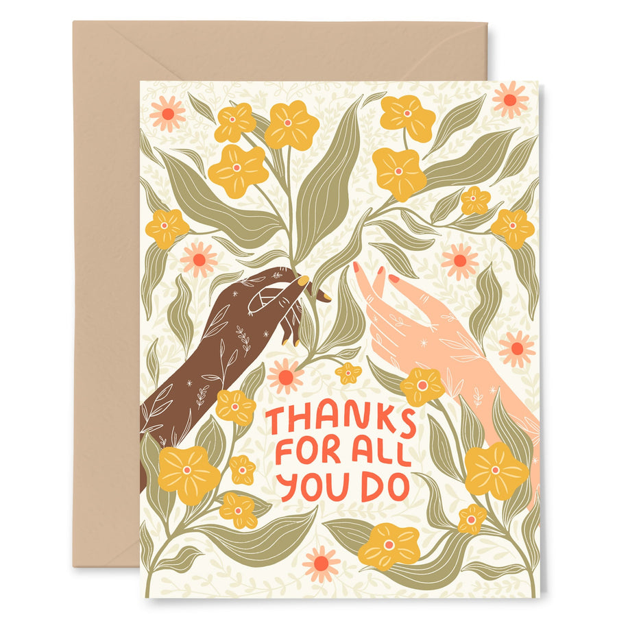 Thank You Hands Card