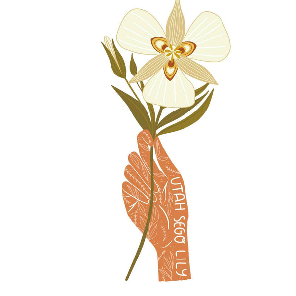 Utah State Flower Sticker