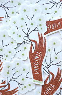 Virginia State Flower Sticker