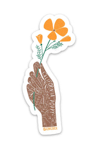 California State Flower Sticker