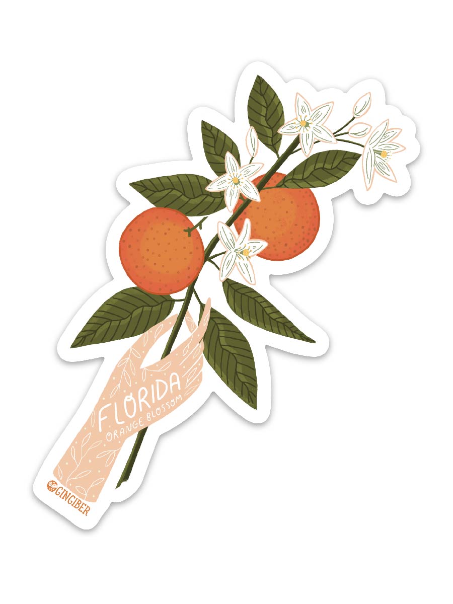 Florida State Flower Sticker