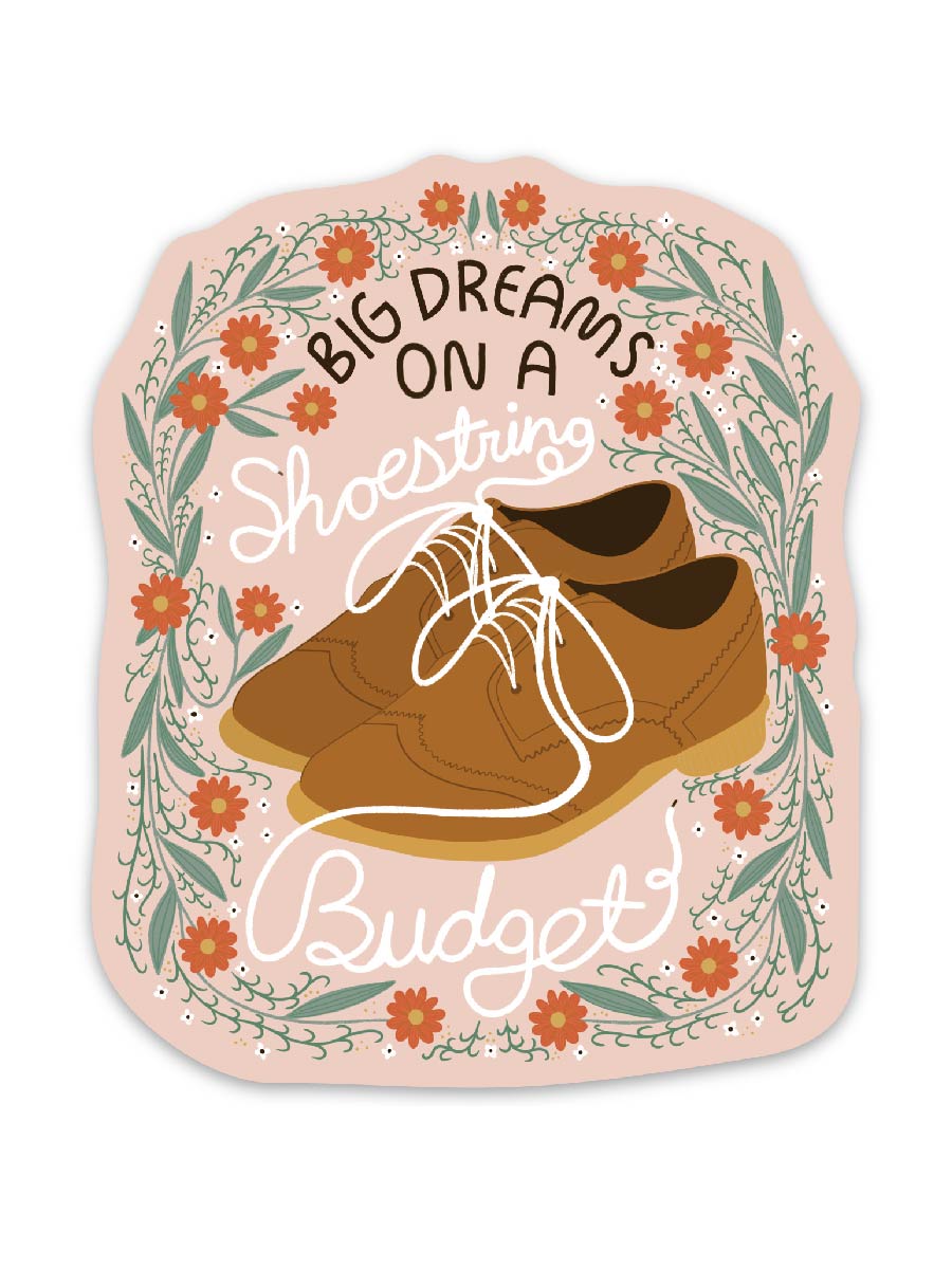 Shoestring Budget Sticker