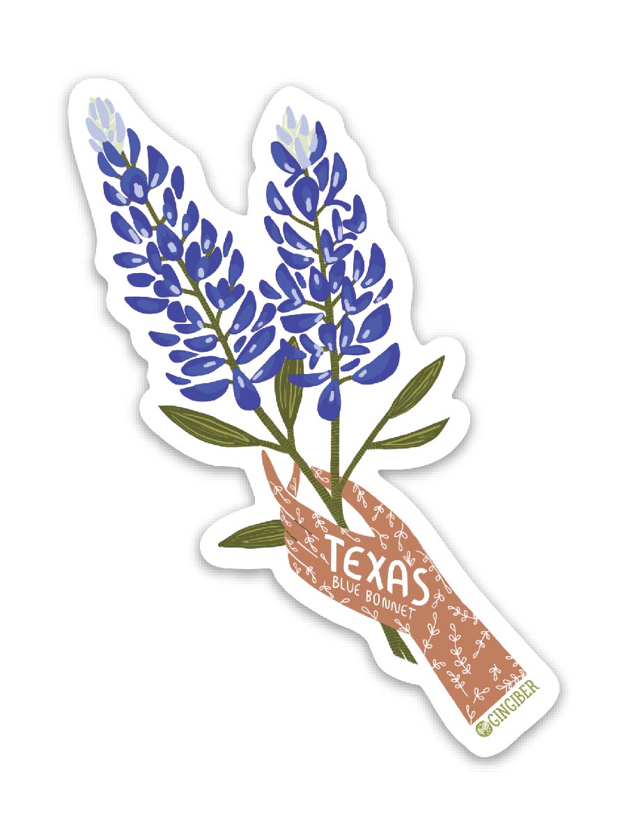 Texas State Flower Sticker