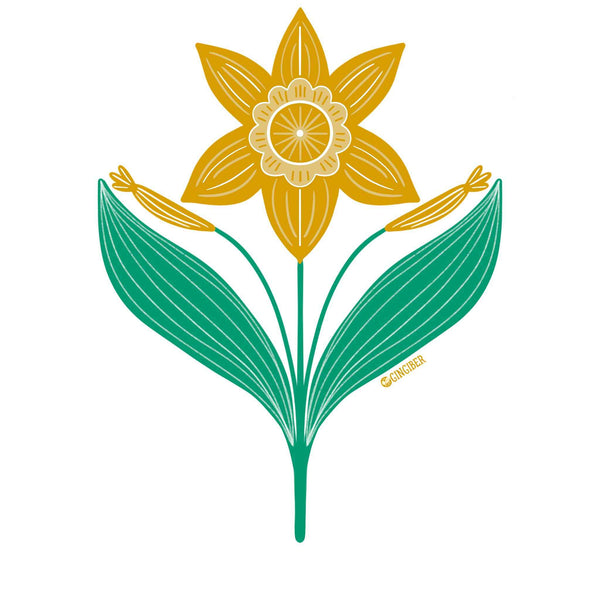 Daffodil Sticker