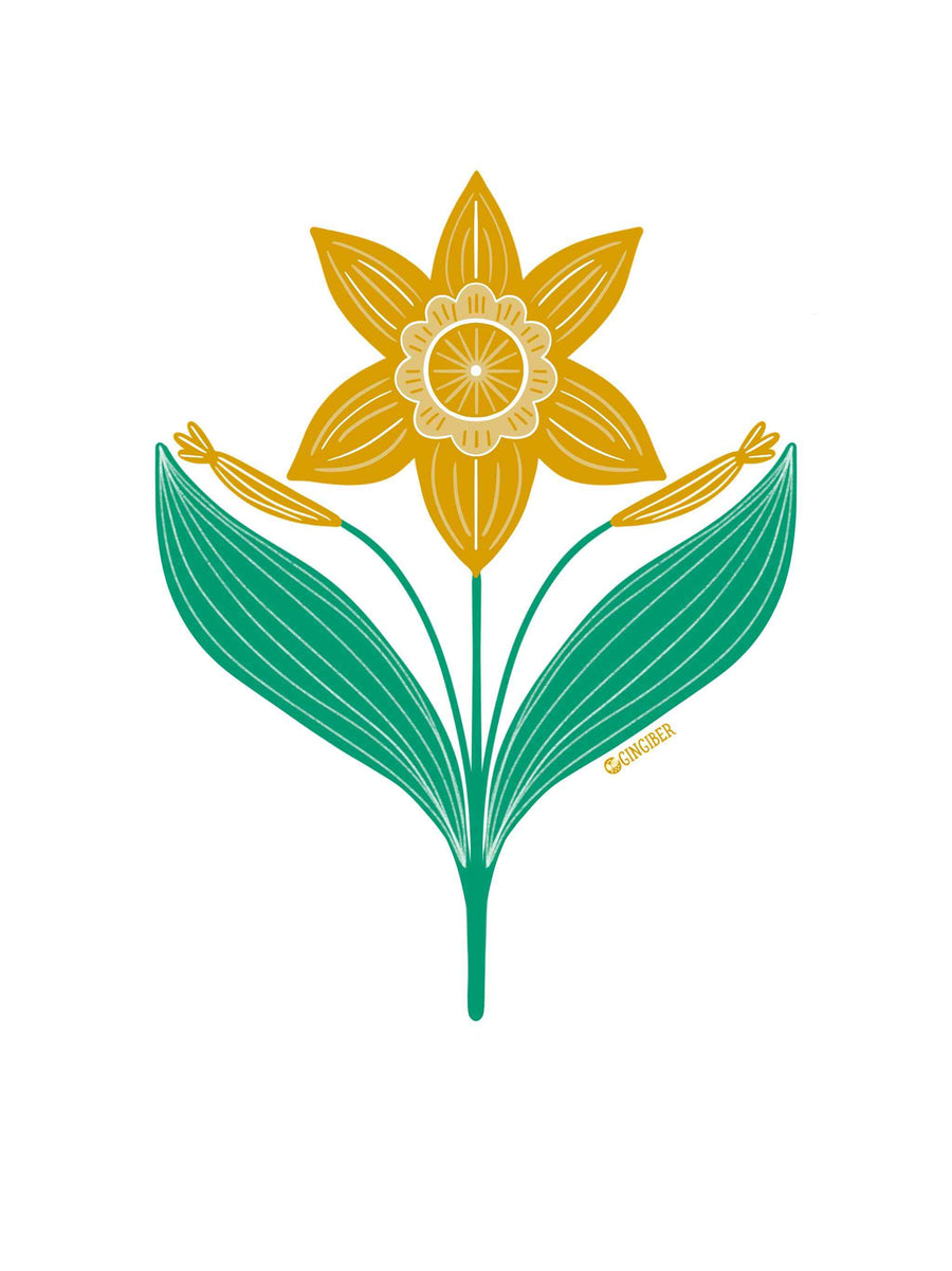 Daffodil Sticker